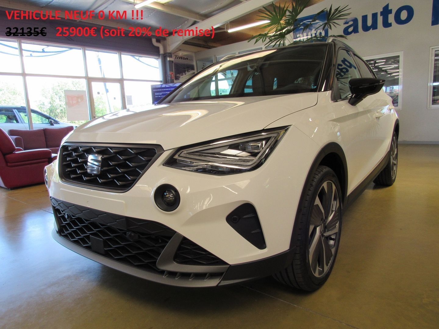Véhicule d'occasion SEAT ARONA 1.5 TSI 150 ACT FR DSG7 + OPTIONS NEUF - 20 %