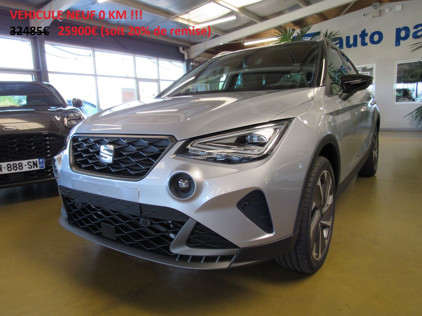 Véhicule d'occasion SEAT ARONA 1.5 TSI 150 ACT FR DSG7 + OPTIONS NEUF -20 %